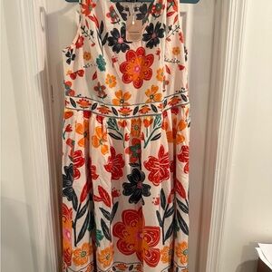 BloomChic Floral Midi Dress - Multicolor